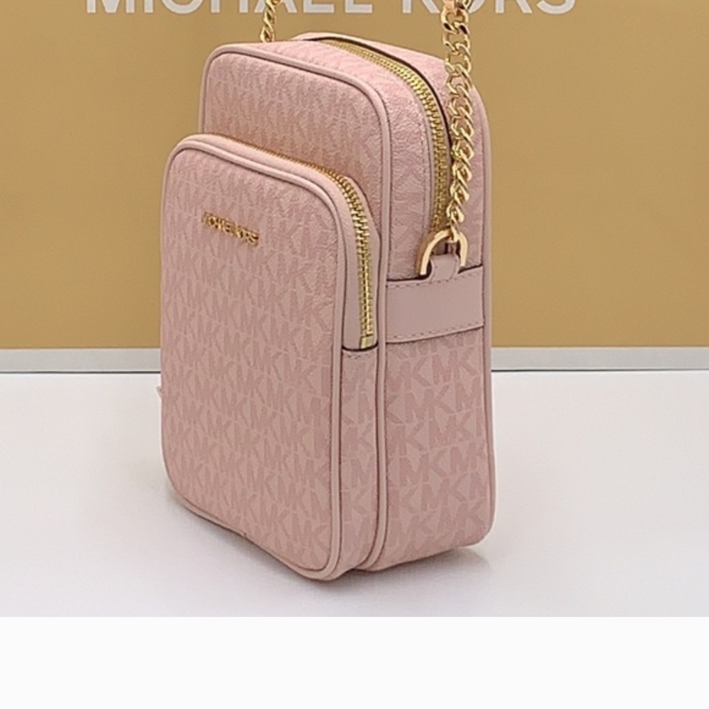 MICHAEL KORS Jet Set Travel Medium Logo  Crossbody Bag - Picture 2 of 7